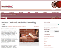 Tablet Screenshot of blog.brandingideas.com